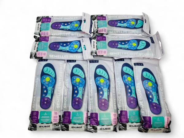 9x Akusoli Magnetische Inlegzolen - Nieuw