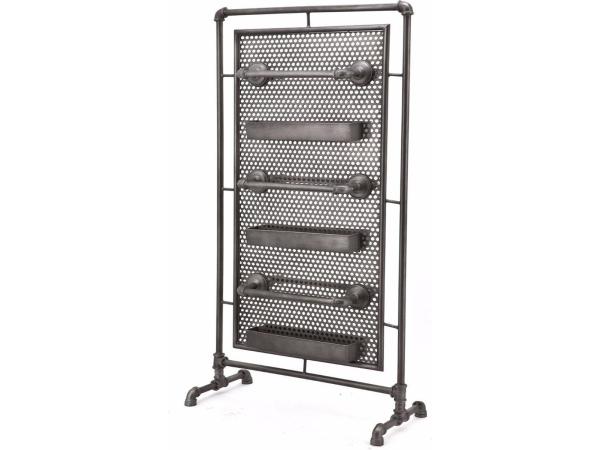 By Boo decoratie rek industrieel 119x61x29cm