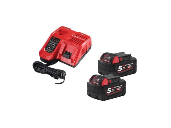 Milwaukee accu starterset 18V NRG-502
