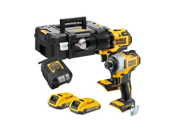 DeWalt schroef-/boormachine combiset DCK2061D2T