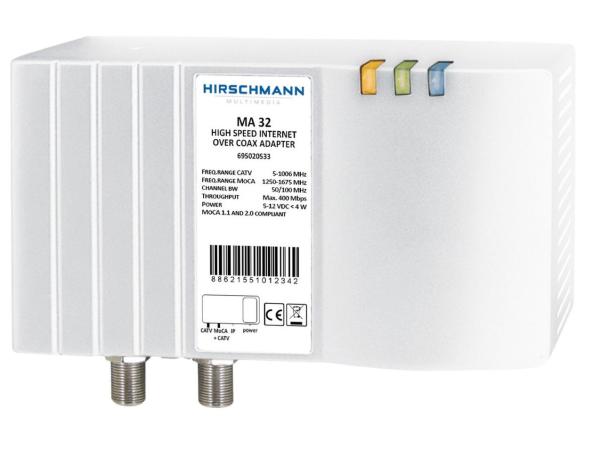 Hirschmann MA-32 multimedia over coax adapter