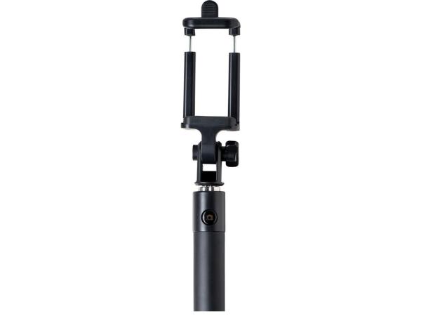 10x Azuri selfiestick 3.5mm aux uitschuifbaar zwart