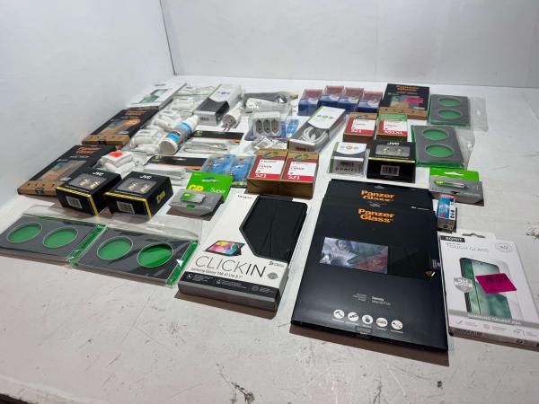 Partij diverse elektronica, inkt en accessoires