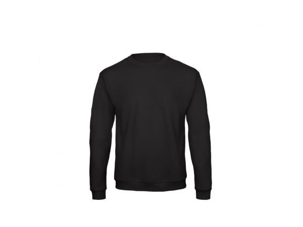 5x B&C Sweater Unisex zwart (Maat M)