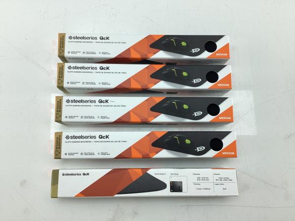 5x SteelSeries QcK Gaming Muismat - Medium