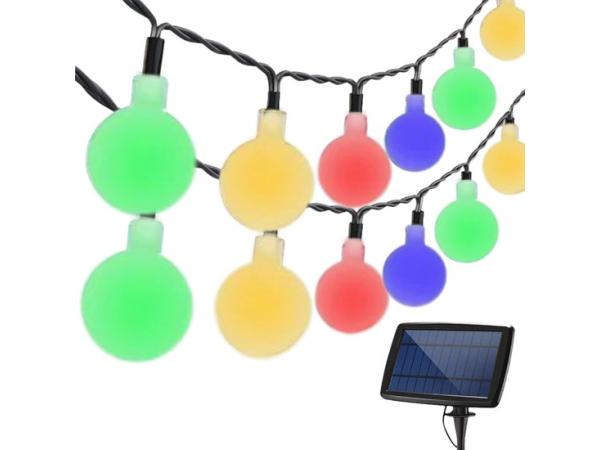 JPro Blurry 50Color Tuinverlichting stekker+zonne-Energie 7M