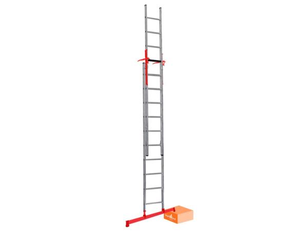 SmartLevel Pro schuifladder 2-delig - 2x12 treden