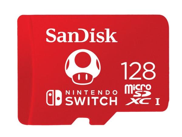 SanDisk Extreme Micro SDXC 128 GB voor Nintendo Switch