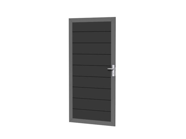 Aluminium tuindeur - Antraciet - 183x93 cm