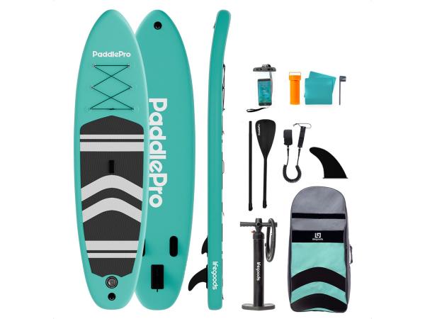 LifeGoods PaddlePro SUP Board met Zitje - Opblaasbaar