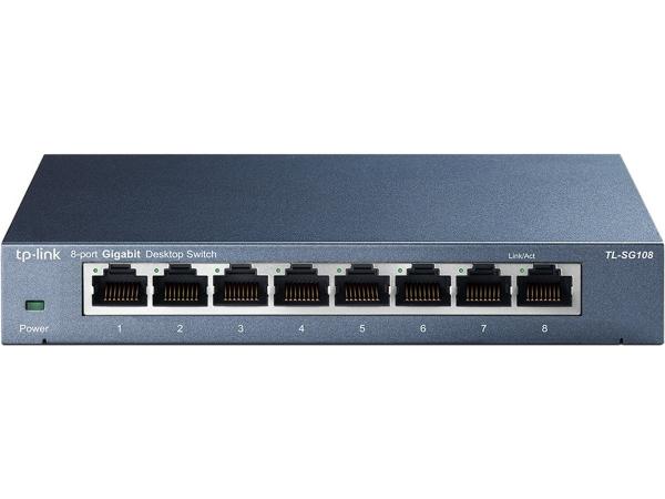TP-Link TL-SG108 - Netwerk Switch - Unmanaged - 8 poorten