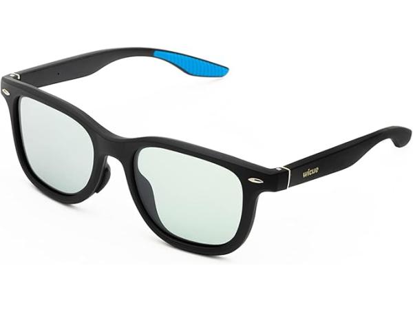 Wicue E-Touch fotochromische zonnebril – zwart, unisex