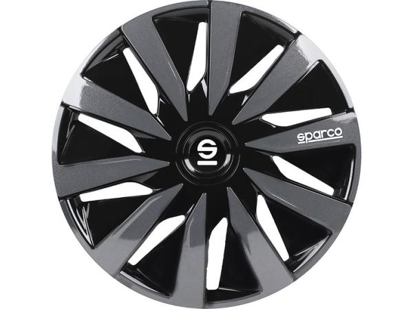 Sparco Wieldoppen Lazio - 14 inch - Zwart/Grijs