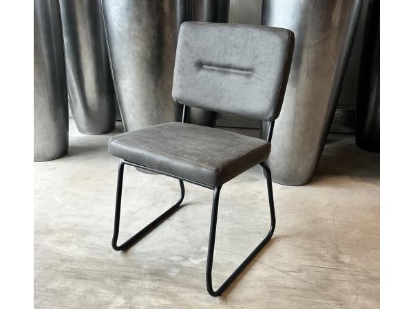 Stoel Passie (set van 4) Microleder - Antraciet