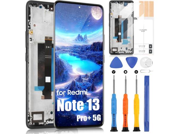 LCD-scherm voor Xiaomi Redmi Note 13 Pro+  (reparatieset)