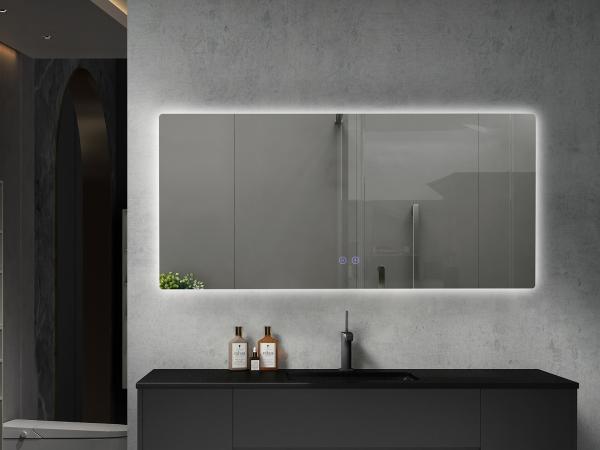 Design LED spiegel(diverse afmetingen) horizontaal/verticaal