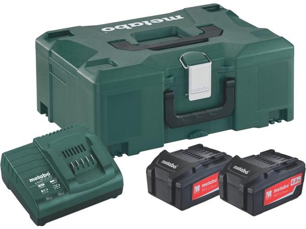 Metabo accu starterset 18V/4.0 Ah
