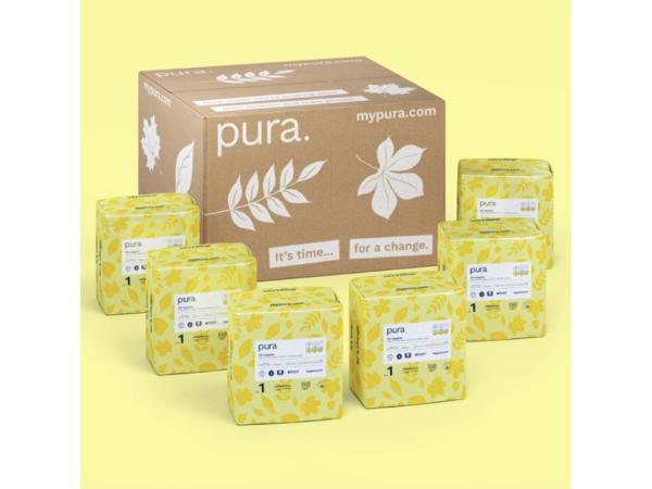 Pura Eco-Friendly Luiers Maat 1 (2-5kg) - 132 luiers