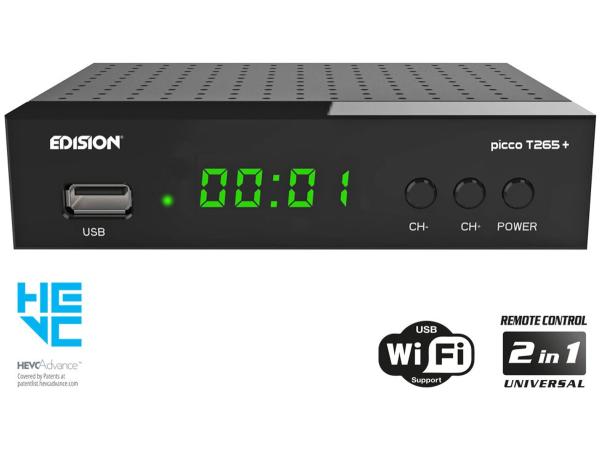 PICCO T265 plus - TV Ontvanger - HEVC - DVBT2/C - 2in1