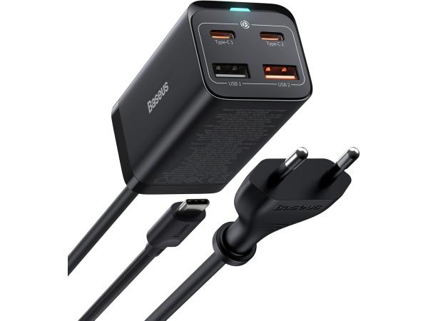Baseus USB C-snellader 65 W - 4-poorten