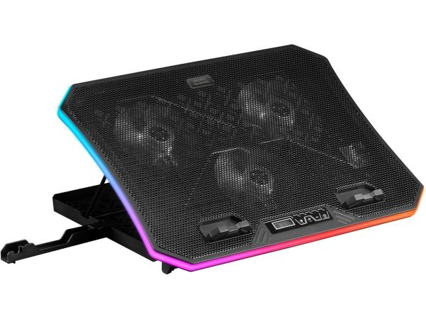 Mars Gaming MNBC6, Koeler laptop standaard 19'' ARGB