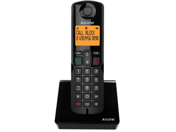 Alcatel S280 Dect vaste telefoon met nummerweergave Zwart