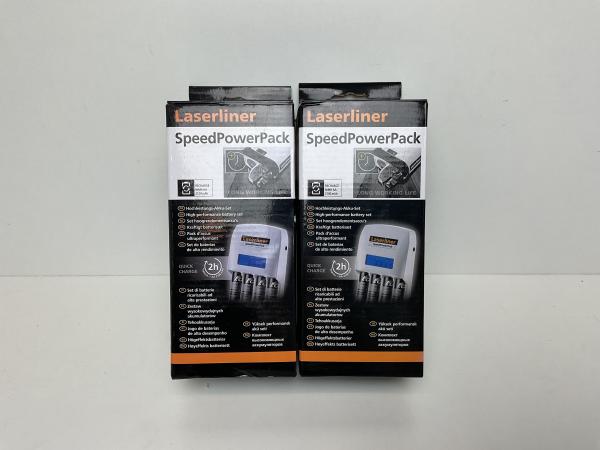 2x Laserliner SpeedPowerPack snellaadtoestel 