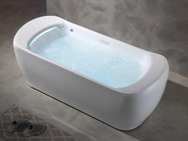 2- persoons vrijstaand design massagebad - waterval