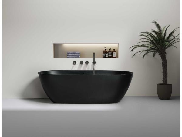 vrijstaand acryl bad - 180cm - mat wit of mat zwart