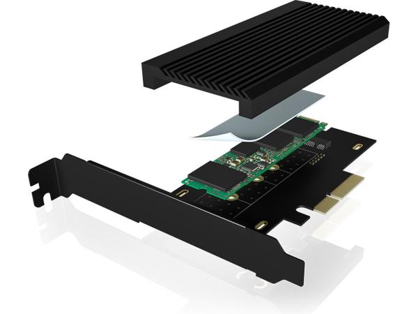 ICY BOX IB-PCI208-HS interfacekaart/-adapter Intern M.2