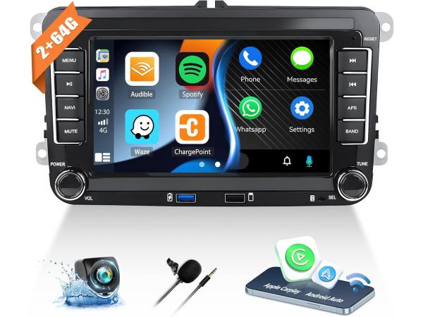 2 Din Autoradio voor VW Golf 5/6 (Android 13, 2G+64G)