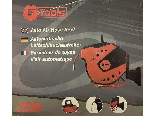 Luchtslanghaspel Automatisch 35 meter