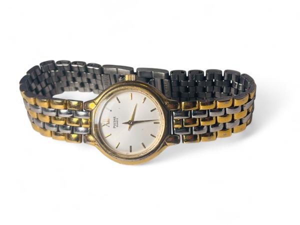 Zeldzame Pulsar Tweekleurig (Two-Tone) Dameshorloge
