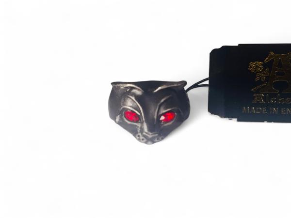 "Bastet Goddess" Ring met Swarovski Kristallen