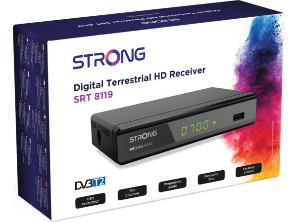Strong SRT 8119 TV Ontvanger Full HD Zwart