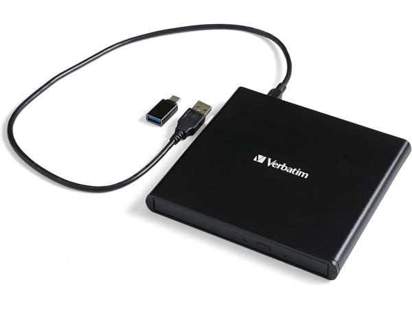Verbatim externe slimline cd / dvd-brander - extern station