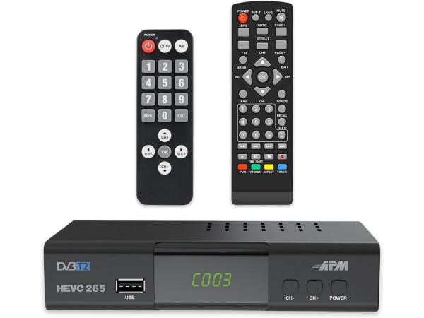 APM Full HD 1080p DTT-decoder / Ontvanger
