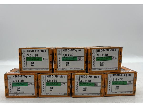 Heco schroeven 1400 stuks 3,0x30mm (PZD-1) RVS