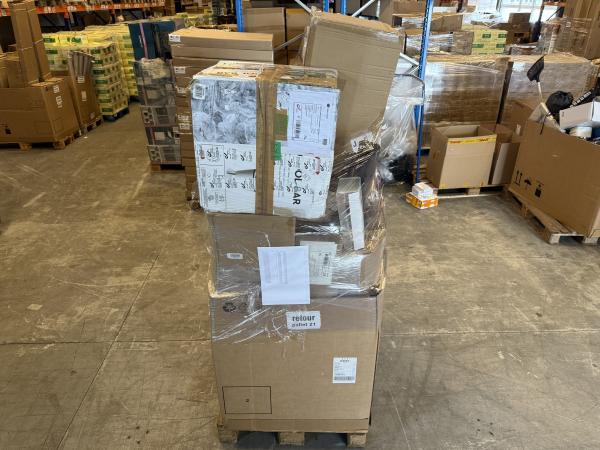 Volle Pallet met Bol.com Retouren