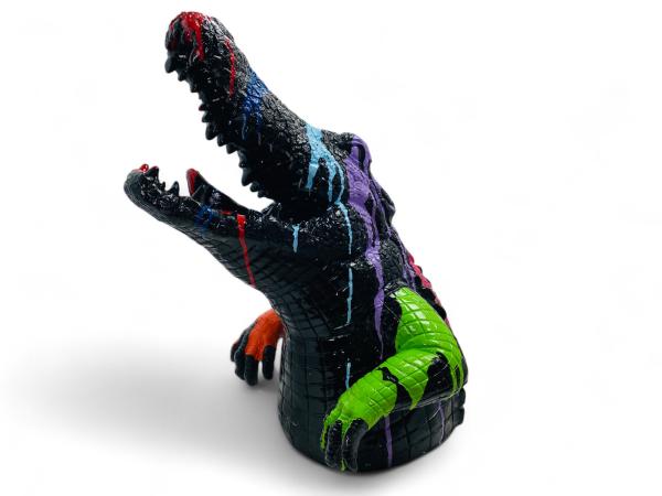 Popart Kunstwerk: 'Bombardino Crocodino' | Street Art Stijl