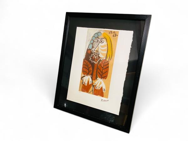 Picasso Lithografie 'Portrait Imaginaire', Editie 41/250