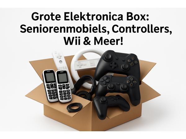 Mega Mix Doos: Wii-PS4-Xbox Accessoires, Telefoons & Meer!