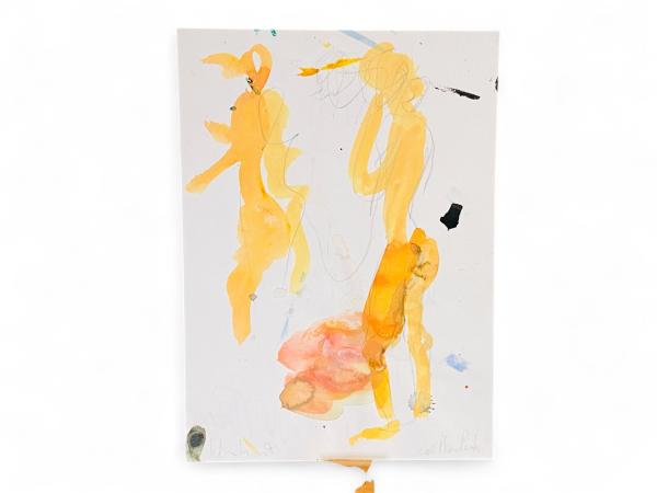 Origineel Werk van Peter Klashorst | 'Warmer Nude'