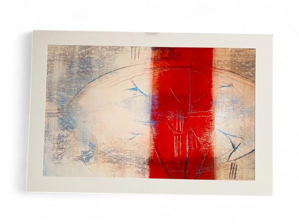 Originele Ets van Carole Becam | 'Lignes Rouges I'