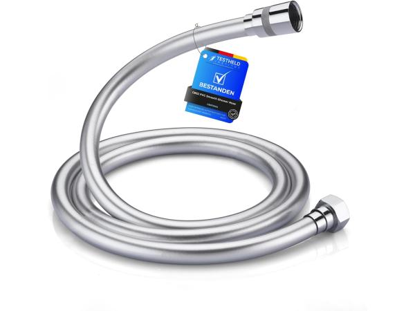 GRIFEMA G852 Doucheslang -  1,5 m - Zilver