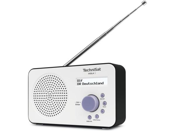 Technisat Viola 2 draagbare DAB+ Radio - wit