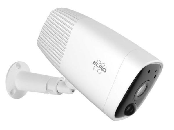 Beveiligingscamera op batterij met bewegingsmelder