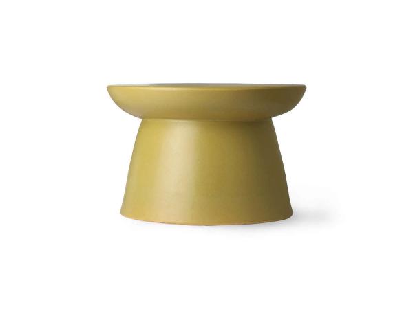 HKliving earthenware bijzettafel groen
