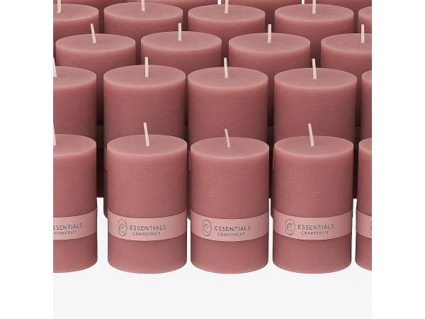24x Essentials | Kaarsen Roze (7x10 cm)