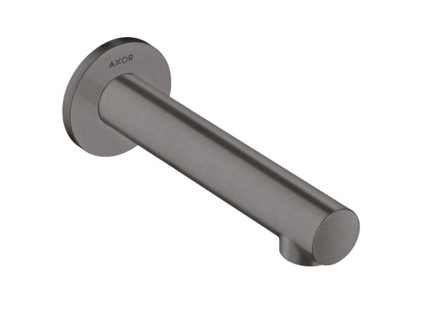 Hansgrohe baduitloop recht Axor Uno black brushed chrome